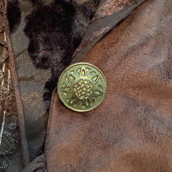 Frilly brown thin jacket - Picture 5 of 5